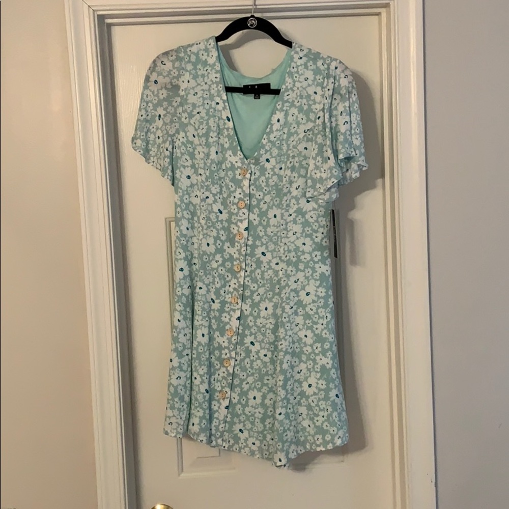 Lulus button front floral dress